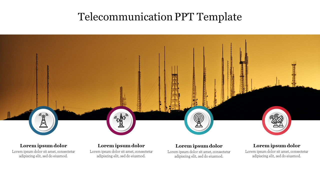 Telecommunication PPT Template
